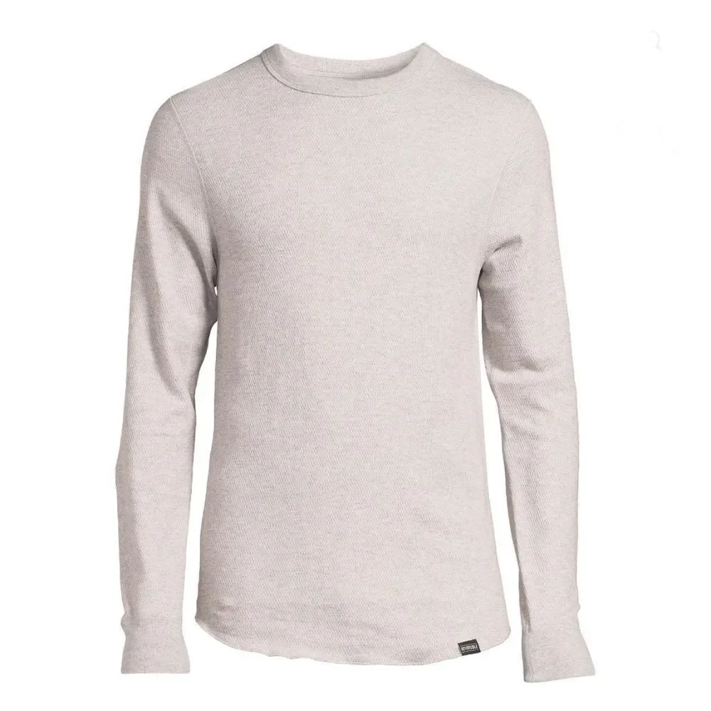 Mens Hanes Originals Raschel Reversible Knit Thermal Top & Bottom Size M